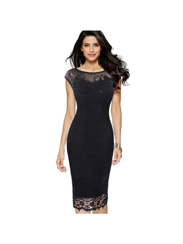 Krajkové společenské šaty